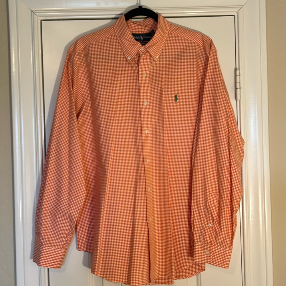 Ralph Lauren - Classic Fit - Men’s Button Down Long Sleeve Shirt - Size Large